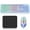 Blue, variant on Gaming Keyboard & Mouse, 104 Keys LED RGB Backlit Quiet Computer Keyboard, Multimedia Keys, 26 Anti-ghosting Keys, Waterproof Light up USB Wired Keyboard for PC Gamers Desktop Computer Laptop,Black