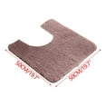 thumbnail image 3 of weibbin Toilet Rugs U Shaped Bathroom Rug, Machine Washable Non Slip Quick Dry Super Absorbent Ultra Thin Toilet Mats for Bathroom Toilet, Absorbing Door Mat, 3 of 5
