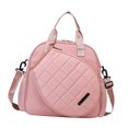 thumbnail image 4 of Bolsa de tenis grande para fitness, con cremallera, multiusos, portátil, para principiantes Rosa, 4 of 8