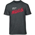 thumbnail image 2 of Teelocity Say No to Hugs Graphic T-Shirt (2XL - Standard Fit, Charcoal Heather), 2 of 4
