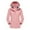 Pink, variant on Azrian Clearance Women's Windbreaker Jacket, Waterproof and Breathable Ladies Fleece Thickened Warm Hooded Reversible Jacket