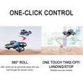 thumbnail image 6 of Drone with 1080P Camera - Foldable Remote Control Quadcopter with Voice Gesture Control, 3D Flip, One Key Start, Emergency Stop, 2 Batteries, Easier to use, Toy for Kids Adult Beginners, 6 of 9