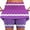 Purple, variant on Women's High Waisted Jogging Skirts with Pockets - Lightweight Sports Yoga Skirts for Summer Workouts