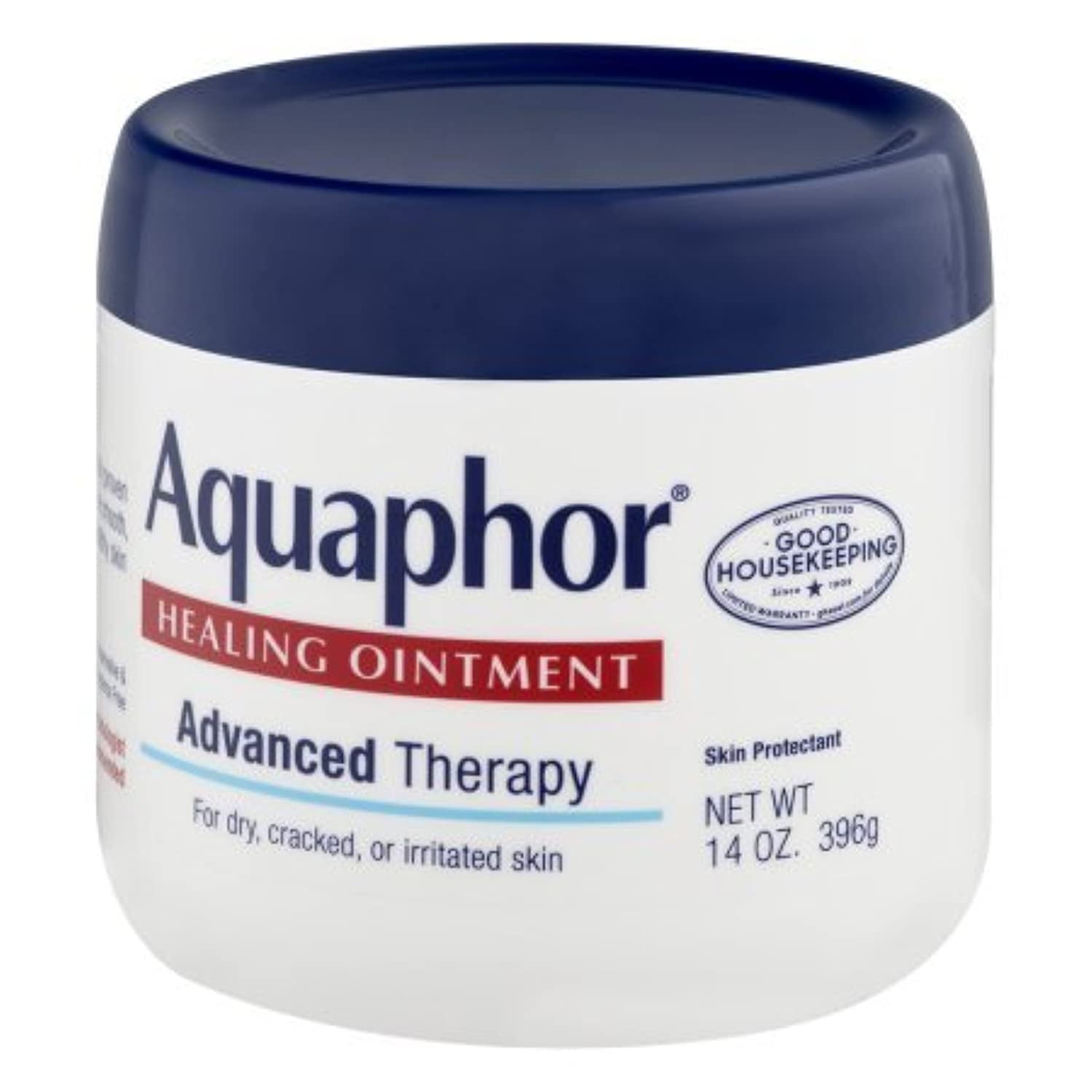 Aquaphor Healing Ointment Advanced Therapy, 14-Ounce Jars (Pack Of 2)
