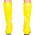 thumbnail image 4 of Pro Wrestling Lace-Up Boots and Coordinating Wristbands Yellow Large, 4 of 10