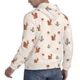 thumbnail image 6 of Daiia Cute Squirrel for Men's Fashion Hoodies & Sweatshirts with Kangaroo Pocket Hooded Sweatshirt Breathable & Moisture Wicking-3X-Large, 6 of 7