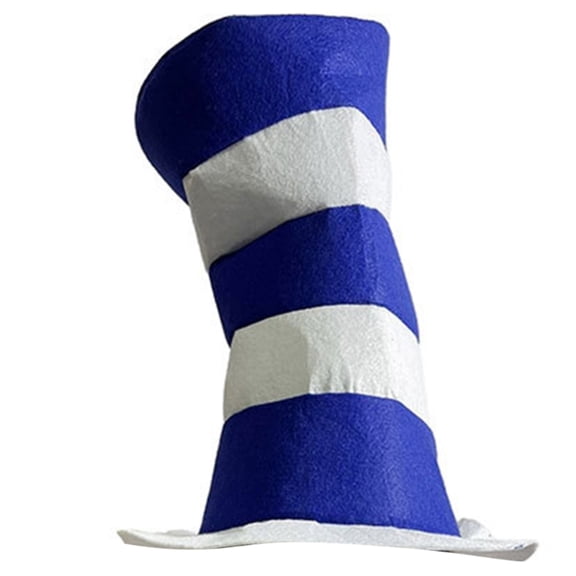 Nonwoven Fabric High Hat Colorful Stripe Hat Performances Festives Hat for Carnivals