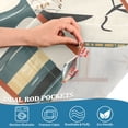 thumbnail image 5 of Yayeee Kitchen Curtains Tier Set of 2 Light Filtering 57"x36" Over Sink Window Panels, Cats Reading Pattern, 5 of 7