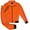 Orange, variant on Women's Classic Jogger 2-piece Tracksuit Track Jacket & Trackpants Oufit