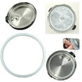 thumbnail image 3 of 4 Sizes Replacement Silicone Rubber Clear Gasket Home Pressure Cooker Seal Ring, 3 of 8