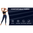 thumbnail image 5 of Rosvigor Womens High Waisted Yoga Leggings No Front Seam Workout Leggings Tummy Control Athletic Pants for Yoga Gym Running, 5 of 7
