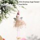 thumbnail image 1 of Ángel de muñecos de peluche con sombrero bonito para niño, adorno de árbol de Navidad, colgante de muñeca para decoración del hogar, regalo de Año Nuevo, 2023, 2022, 1 of 4