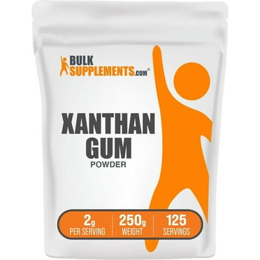 BulkSupplements Xanthan Gum Powder, Thickening Agent, 250g, 125 Servings