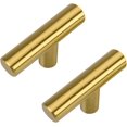 thumbnail image 3 of GHSDFBB (30 Pack) Brushed Brass Drawer Knobs Cabinet Knobs-HD201GD Gold Cabinets Hardware, 3 of 7