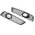 thumbnail image 3 of Front Fog Light Grille, Left Right ABS Plastic 8P0807681D Mesh Cover Gloss Black Decoration  For Automobile, 3 of 8