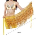 thumbnail image 5 of Yirtree Belly Dance Hip Skirt Sequins Fringe Skirt Tassel Hip Scarf Rave Skirt for Women and Girls, 5 of 8