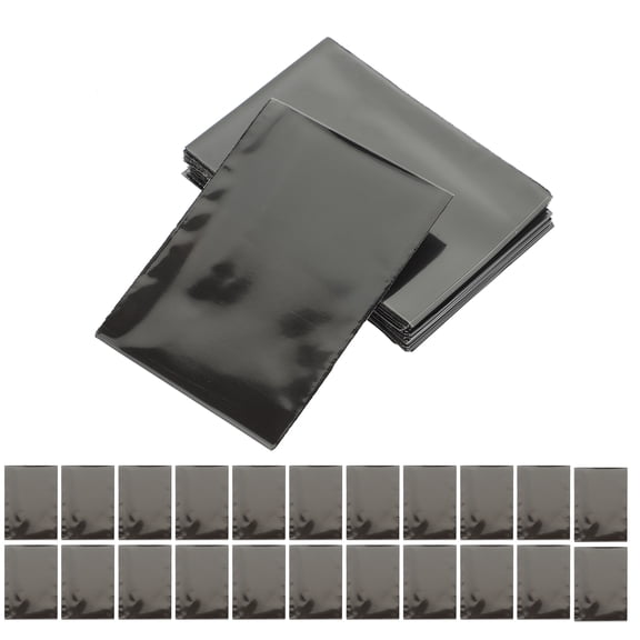 WRITWAA 50pcs Plastic Card Sleeves for Business Cards Protective Cover