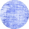 thumbnail image 1 of Ahgly Company Indoor Round Oriental Blue Industrial Area Rugs, 6' Round, 1 of 4