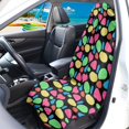 thumbnail image 3 of POLERO 1 Pack Car Seat Towel Cover, Terry Cloth Seat Cover Easy Install, Compatible with Van Truck Sedan Car Interior, Sweat Proof Microfiber Car Seat Protector, 3 of 7