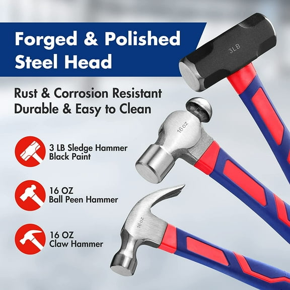 16 Ounce Claw Hammer – Basic Hand Tool for DIY and Woodworking with ...