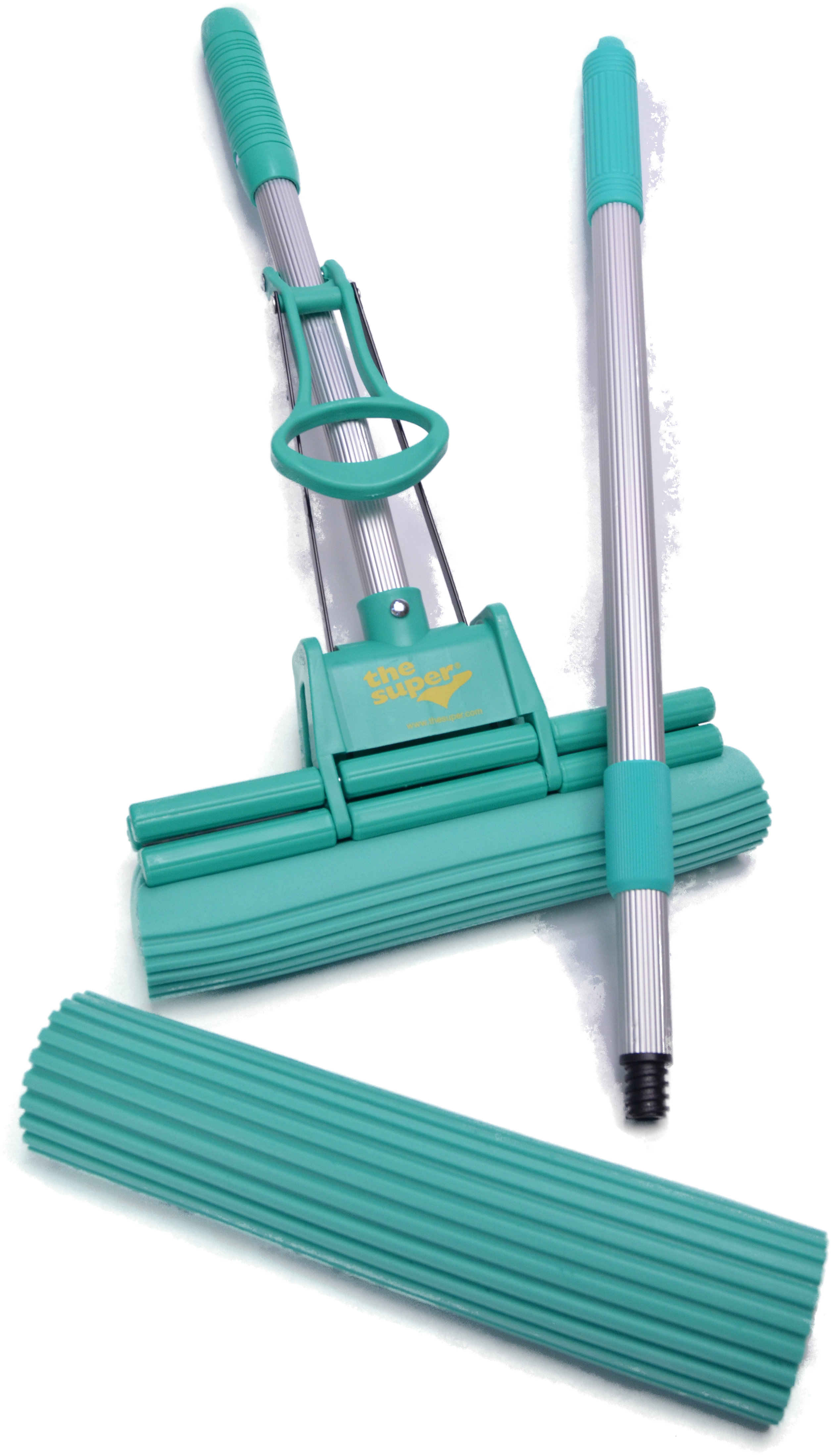The Super Standard 11" Double Roller PVA Sponge Mop Set (Mop and 1 Extra Refill) - image 2 of 5