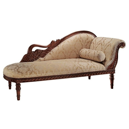 Design Toscano Swan Fainting Couch Right Version Walmart Com