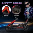 thumbnail image 5 of Aosom 12V Electric Go Kart for Kids w/ Adjustable Speed, Red, 5 of 9