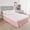 Gray Pink, variant on ERDOUY 1 Piece Pink Ruffled Wrap Around Elastic Bed Skirt, Twin Size 39×75" Mattress Fit with 15" Drop, Soft Dust-Proof Bedding Skirt for Bedroom Decor