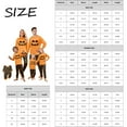 thumbnail image 2 of Halloween Pumpkin Print Pajama Set for Women, Long Sleeve Top and Pants, Soft Sleepwear Loungewear, Cozy Fall Nightwear, 2 of 4