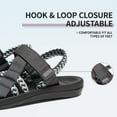 thumbnail image 5 of MEGNYA Hiking Sandals for Women, Comfortable Walking Flip Flop Sandals with Arch Support, Athletic Sandals with Hook and Loop Straps for Beach Vacation Adventure, 5 of 8