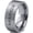 Grey Flat Tungsten, variant on Tungsten Gradutaing Class Of 2019 Roman Numerals Engraved Band Ring 8mm Men Women Comfort Fit Black Dome Brushed Polished