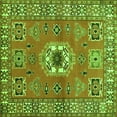 thumbnail image 1 of Ahgly Company Indoor Square Geometric Green Traditional Area Rugs, 8' Square, 1 of 1