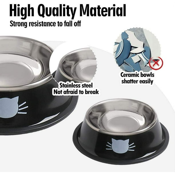 🍽️ Plato Antideslizante Para Perros: Acero Inoxidable, Apto Para Lavavajillas – Ideal Para Interior/exterior