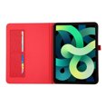 thumbnail image 2 of Case for iPad (A16) 11th Gen 2025, Cloth Texture Business Tablet Cover with Multi-Angle Flip Stand & Card Holder, Auto Wake/Sleep Full Body Protective Case for iPad 10th Gen 10.9" 2022, Red, 2 of 6