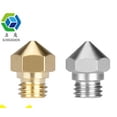 thumbnail image 2 of VONKY 3D Printer Nozzle Metal Extruder Nozzle 3D Printer Accessory Replacement for MK10, Brass, 1.75/1.0mm, 2 of 8