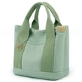 thumbnail image 1 of Canvas Bucket Bag Multi-Pockets Female Clutch Bag Large Capacity Casual for Work, 1 of 10