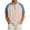 Khaki, variant on Bbyeadc Mens Golf Shirt Short Sleeve Quarter Zip Collared Polo Shirt Breathable Color Block Top Casual Beach Vacation Tee,Red (Large)