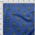 thumbnail image 2 of oneOone Cotton Poplin Fabric Leaves & Floral Block Print Fabric By Yard 42 Inch Wide, 2 of 4