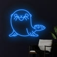 thumbnail image 3 of Handmadetneonsign Seal Neon Sign, Seal Led Sign, Seal Neon Light, Marine Seal LED Light, 3 of 5