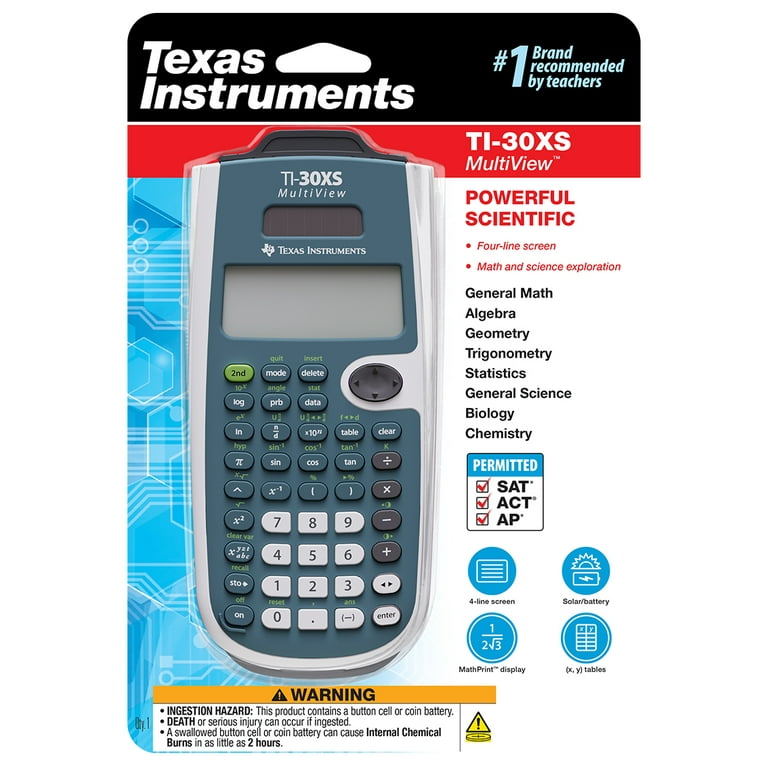 Texas Instruments TI-30XS MultiView™ Approved Scientific