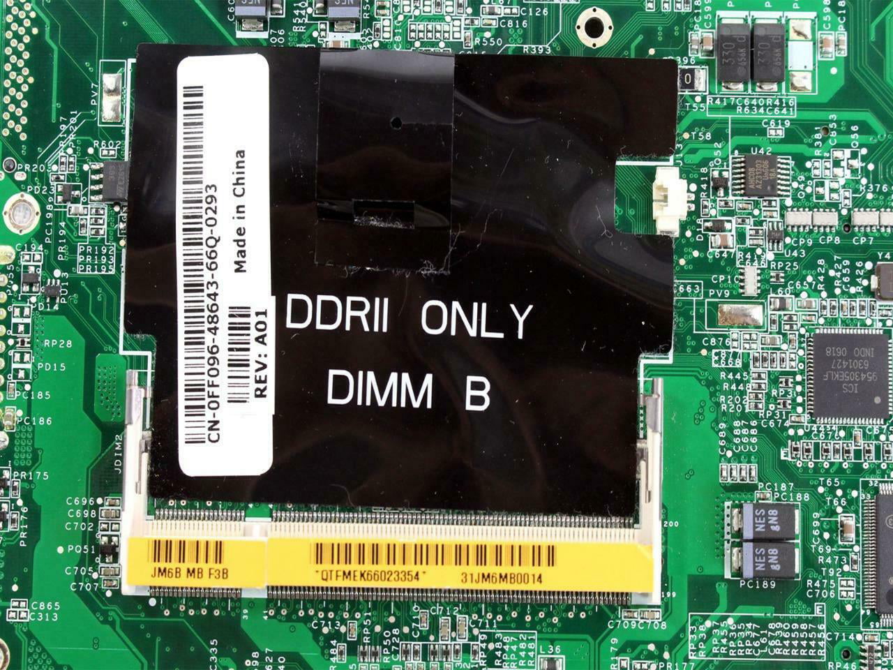 Dell Precision M65 Motherboard w nVidia 256MB Onboard Video Graphics FF096  YY715