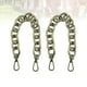 thumbnail image 4 of 2 piezas 30 cm de repuesto de cadena de hierro antiguo DIY accesorios de correa de bolso accesorios de asa para bolso de mano (bronce), 4 of 6