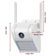 thumbnail image 2 of Cámara de Seguridad Exterior WiFi Inalámbrica con Lámpara de Leds Full HD 1080p Gran Angular 160º 2 Mega Pixeles, Visión Nocturna y Audio de dos Vías IOS, Android y PC Zinker Cámara Seguridad, 2 of 8