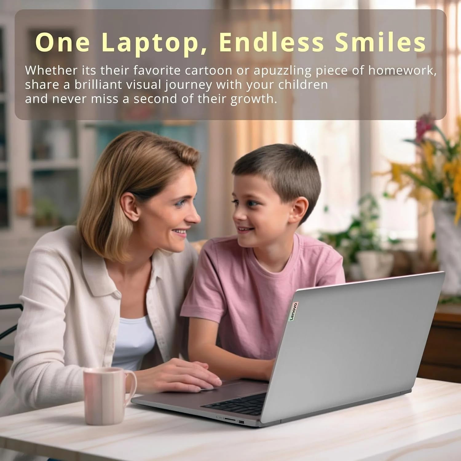 Lenovo IdeaPad 1 15.6" FHD Laptop, 15.6" FHD Touchscreen, Intel Core i3-1215U, 16GB RAM, 1TB SSD, SD Card Reader, HDMI, Webcam, Wi-Fi 6, Windows 11 Home, Grey