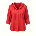 thumbnail image 6 of LWFFDAW Sun Jackets for Women Zip Up Long Sleeve UPF 50+ Sun Protection Jacket Lightweight Loose Hiking Cycling Jacket with Pockets, 6 of 7