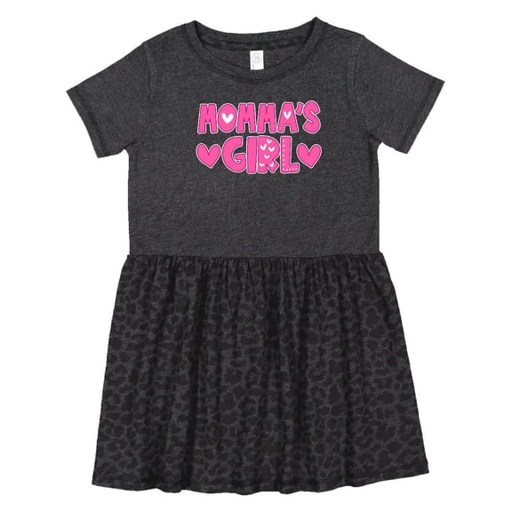 Inktastic Momma's Girl Girls Toddler Dress
