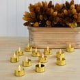 thumbnail image 6 of LumaBase Battery Operated LED Tea Lights - Set of 12 (Gold), 6 of 10