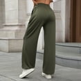 thumbnail image 6 of Women’s Wide Leg Pants with Pockets High Waist Loose Casual Trousers Business Work Casual Pants 2025, 6 of 8