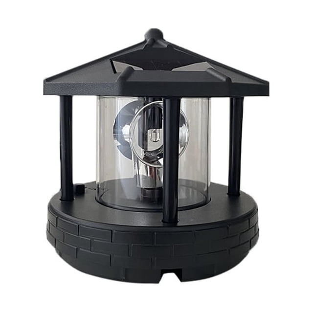 Faro giratorio LED Solar, lámpara práctica de rotación de 360 grados, lámpara de decoración de jardín al aire libre, 1 ud.