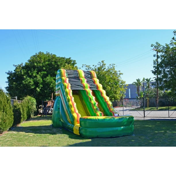 JumpOrange Amazon River Commercial Grade Inflatable Water Slide with